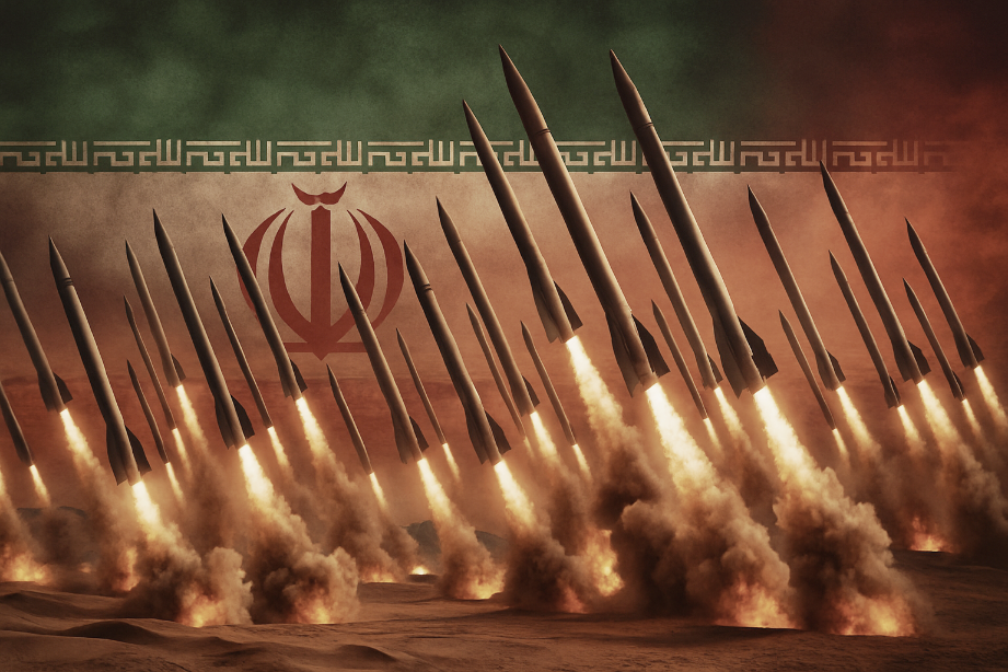 Ilustrasi perang Iran dan Israel.