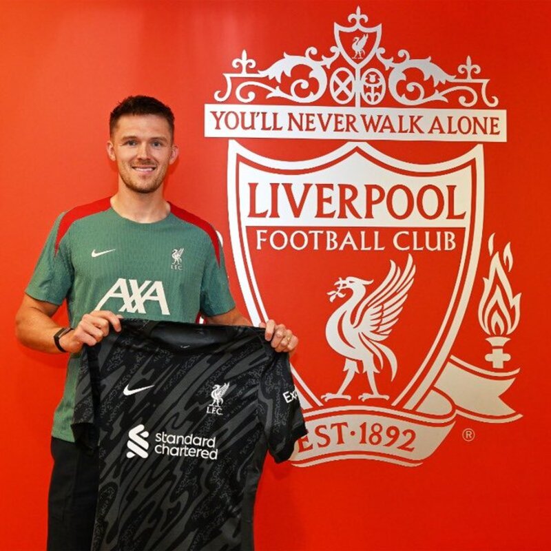 WELCOME: Freddie Woodman resmi menjadi bagian Liverpool