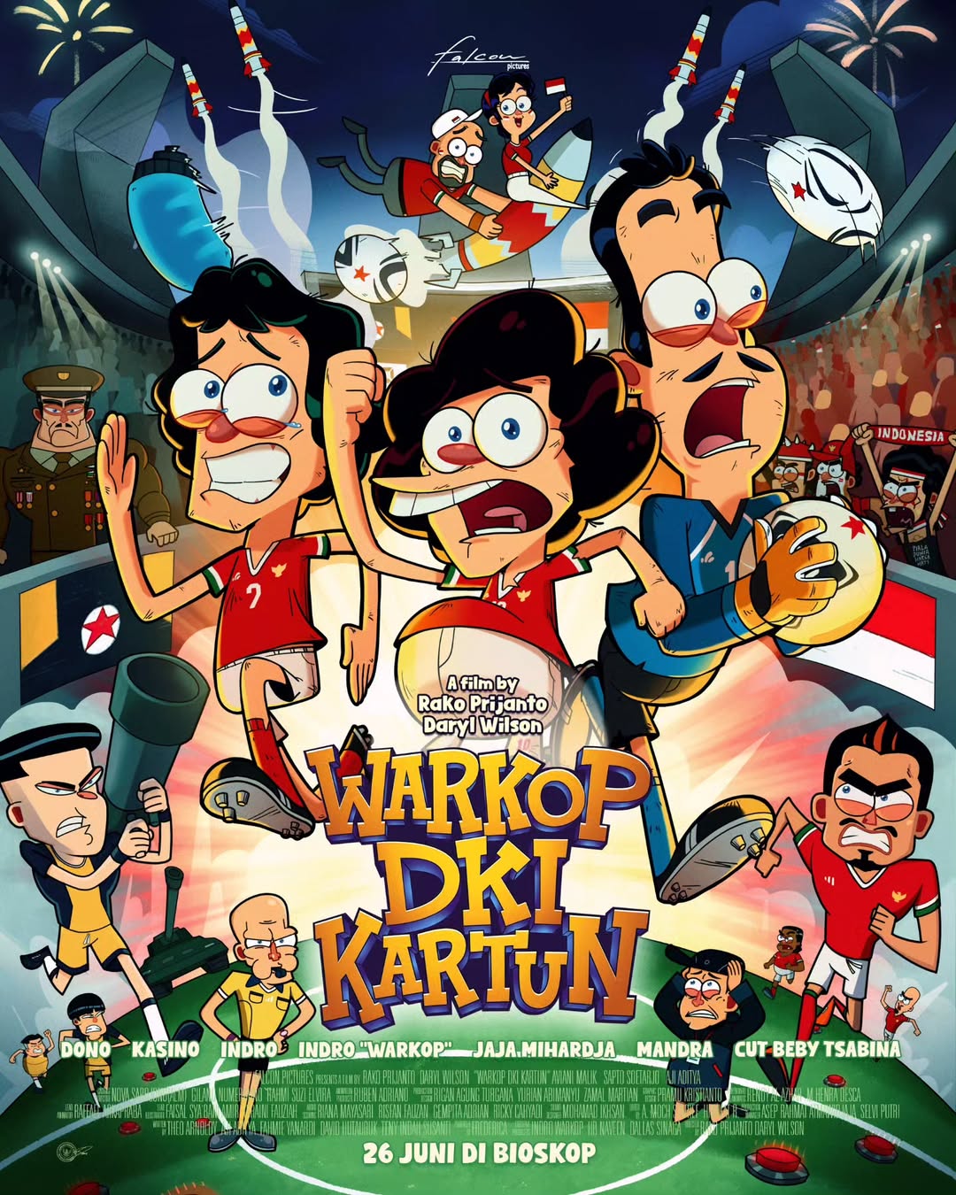 IKONIK: Warkop DKI kembali hadir dalam bentuk kartun