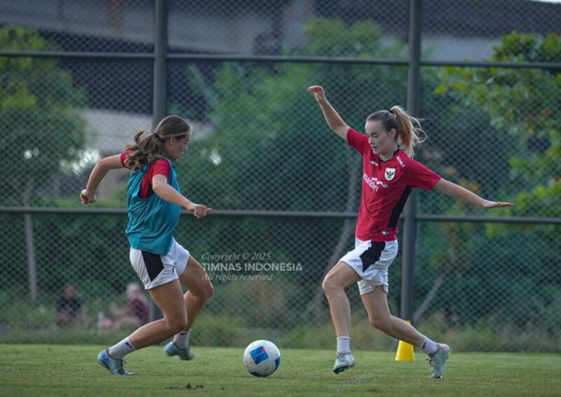 WAJIB MENANG: Timnas Indonesia akan menghadapi Pakistan di laga kedua Kualifikasi Piala Asia Putri 2026
