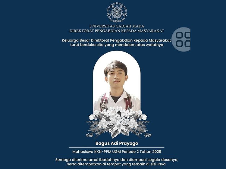 Bagus Adi Prayoga, Mahasiswa KKN UGM ditemukan meninggal dunia.