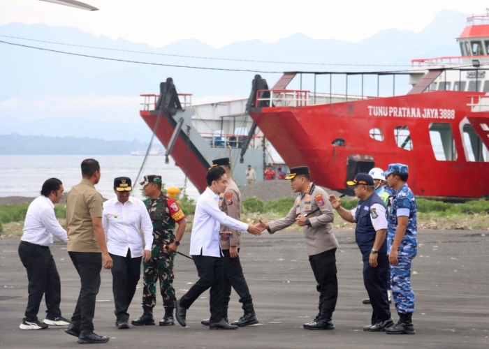 Wapres Gibran kunjungi Banyuwangi, tinjau langsung penanganan tragedi KMP Tunu Pratama Jaya.