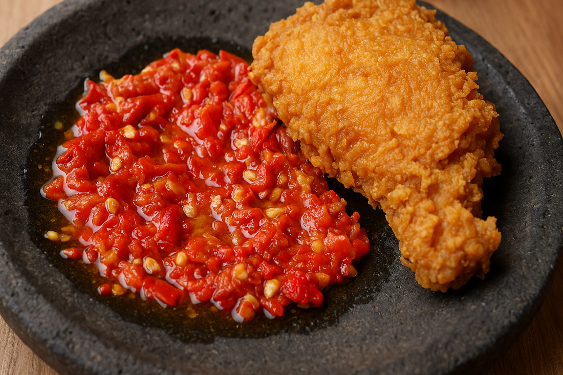 Resep sambal geprek ala Bensu, anak dan suami dijamin libur langganan warung!