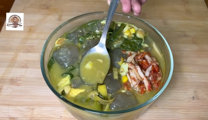 Resep Kapurung khas Sulawesi Selatan.