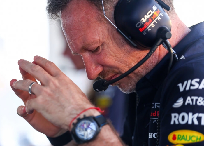 Christian Horner meninggalkan Red Bull Racing dengan berat hati.