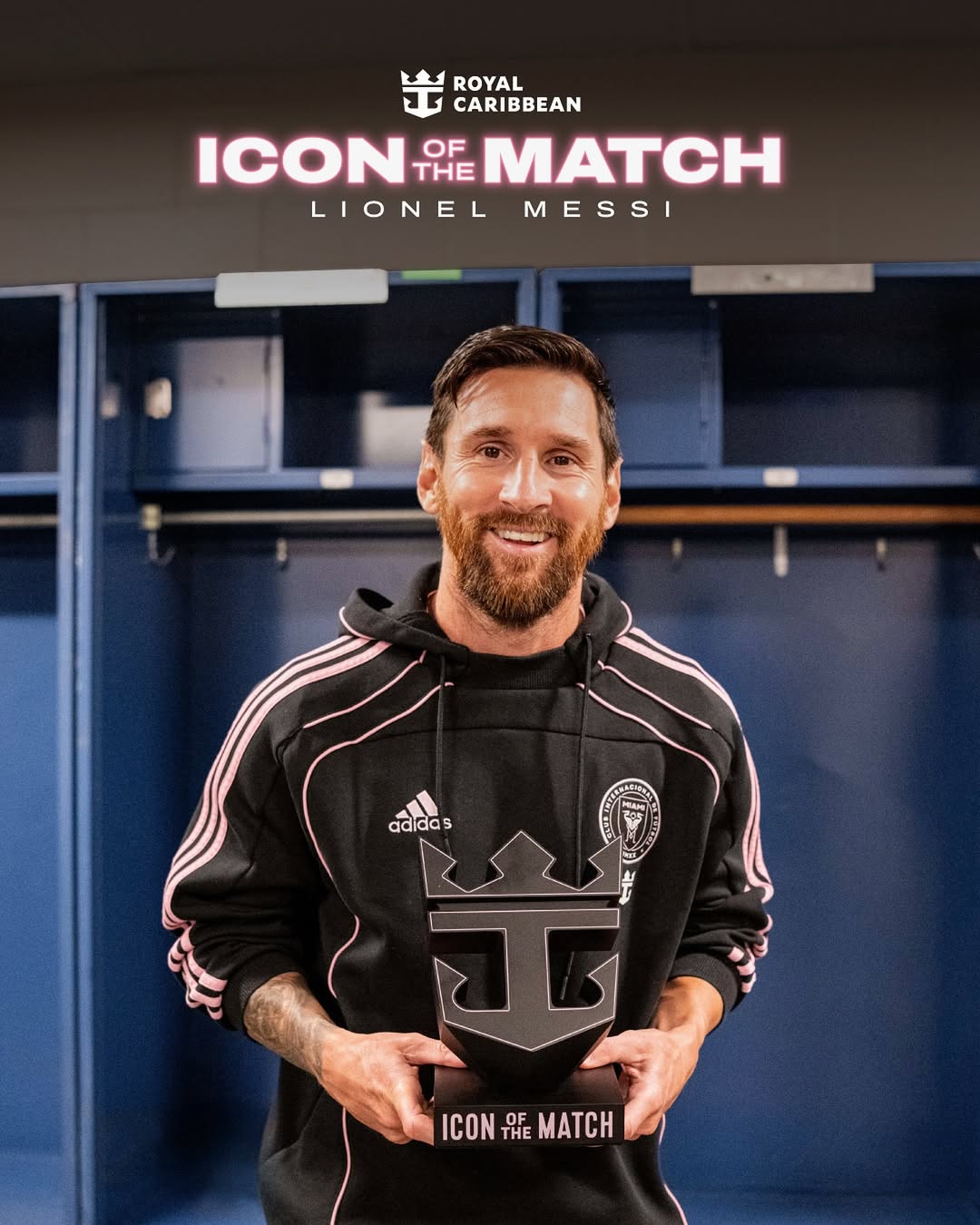 Messi menjadi Icon Of The Match saat menang melawan New England.