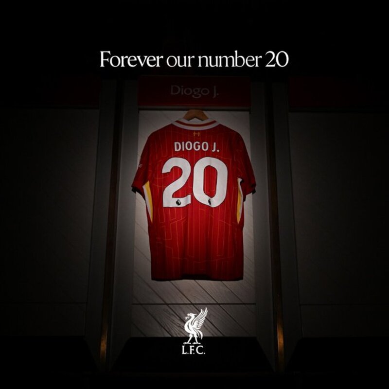 ABADI: Nomor 20 yang identik dengan Diogo Jota resmi dipensiunkan dari Liverpool