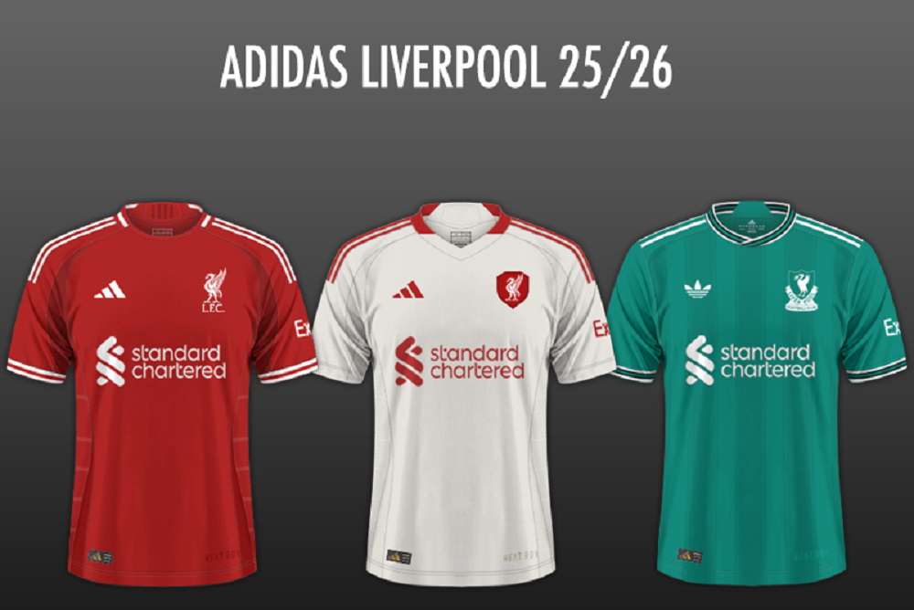 MOK jersey baru Liverpool bersama Adidas untuk musim 2025/2026.