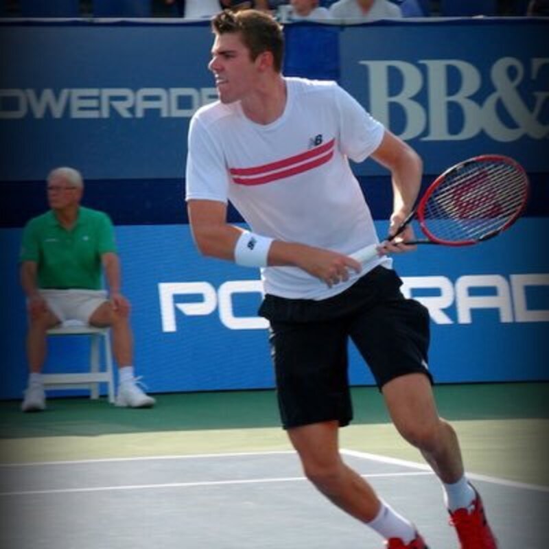RAKSASA: Reilly Opelka menjadi salah satu petenis dengan postur menjulang