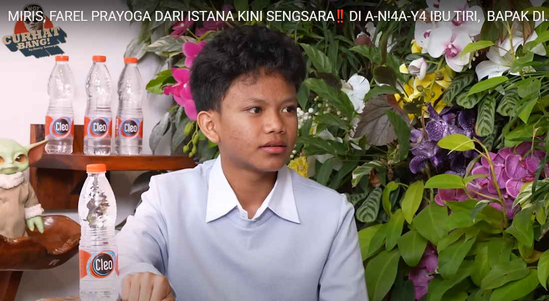 Podcast Farel Prayoga bersama Denny Sumargo, ungkap fakta kelam tentang hobi keluarganya yang suka habisin duit miliaran hasil manggung.