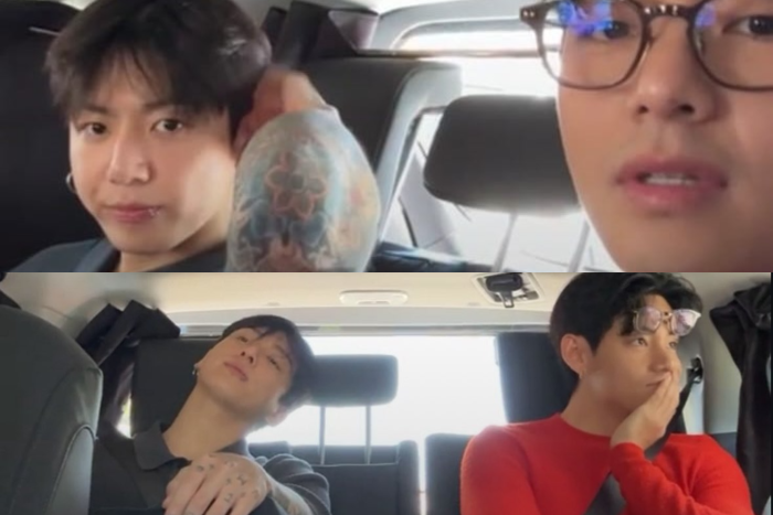 Mengejutkan ARMY, V dan Jungkook melakukan siaran langsung di Instagram miliknya.