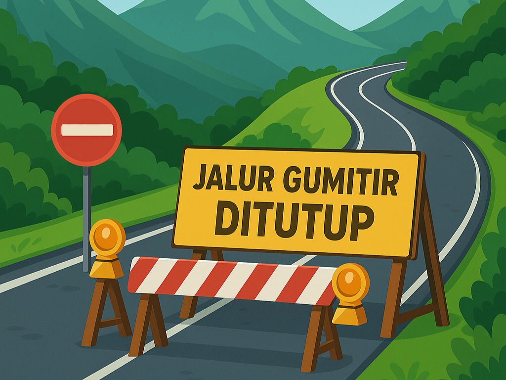 Jalur Gumitir ditutup total 24 Juli hingga 24 September 2025.