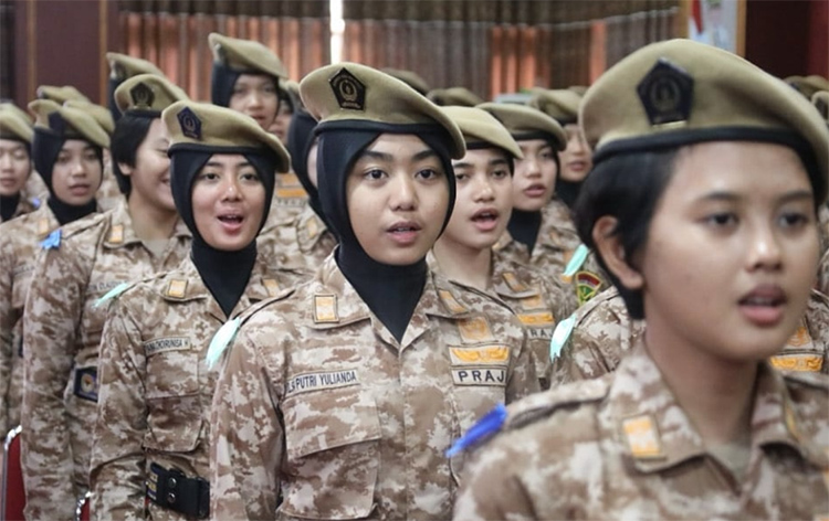 Foto ilustrasi Praja IPDN. Hasil seleksi sekolah kedinasan diumumkan mulai 22 Juli 2025.