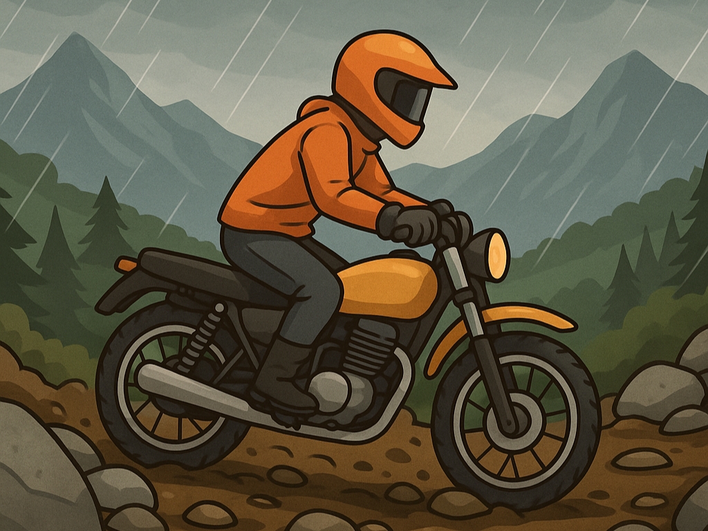 Hanya pengguna sepeda motor yang diperbolehkan melintas di jalur alternatif selama Gumitir ditutup.