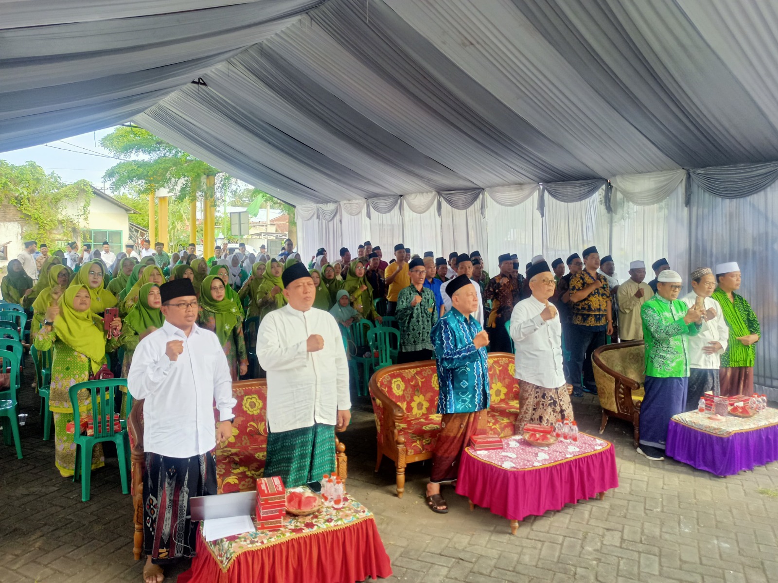 Pembukaan Lapak 99 MWCNU Kecamatan Srono.
