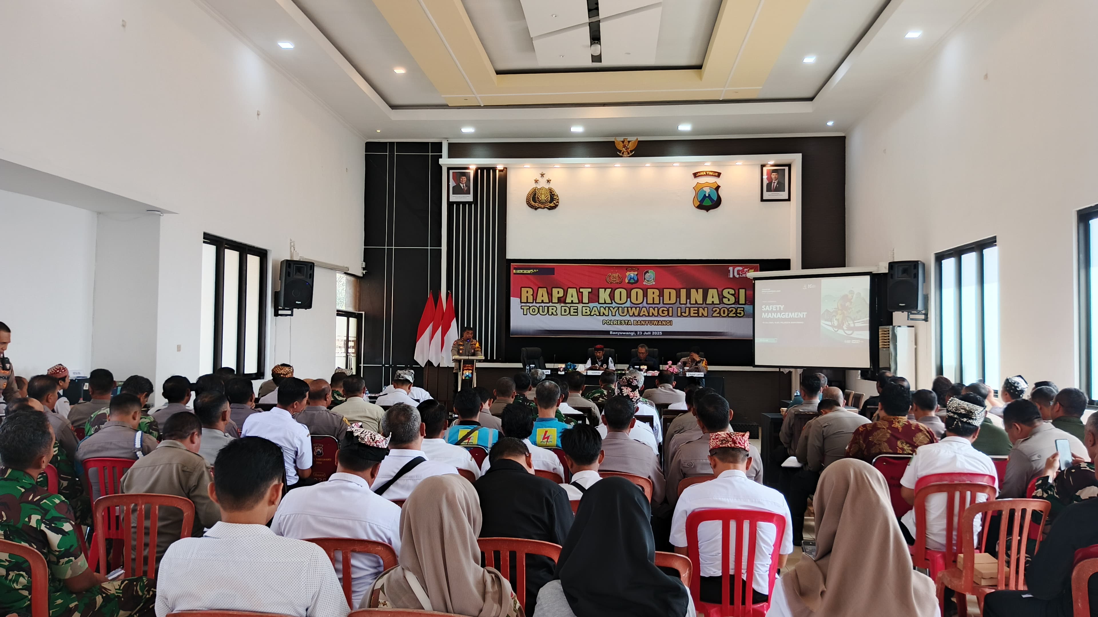 Polresta Banyuwangi siapkan pengamanan total untuk Tour de Ijen 2025.