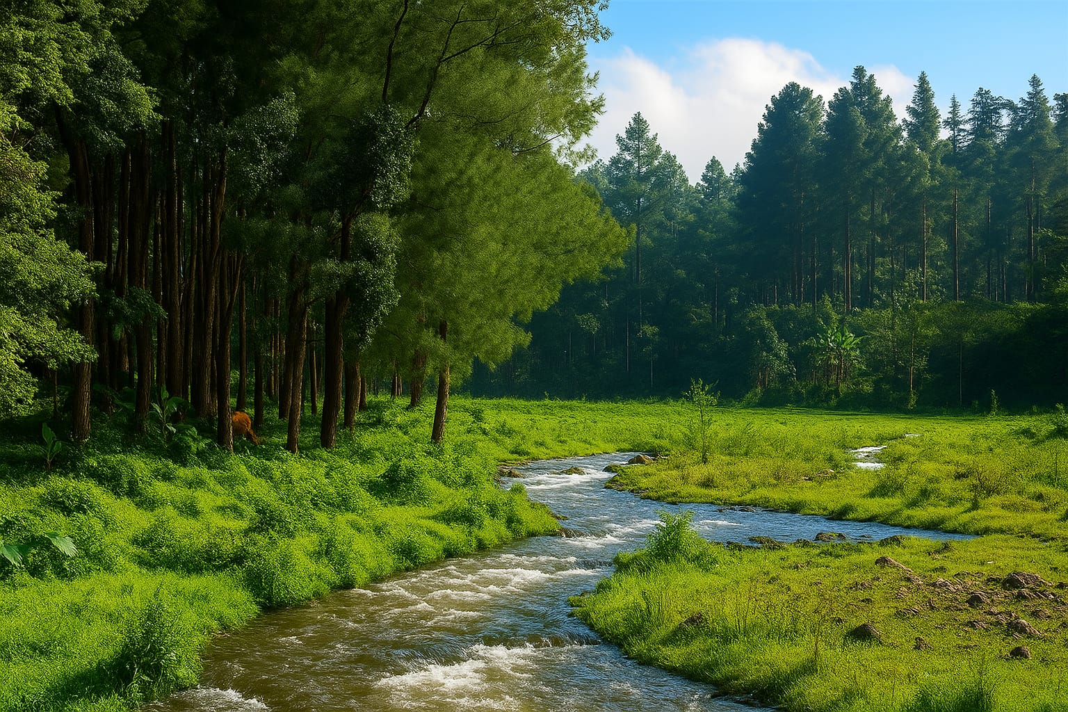 ILUSTRASI Hutan Pinus Songgon: Swiss nya Banyuwangi