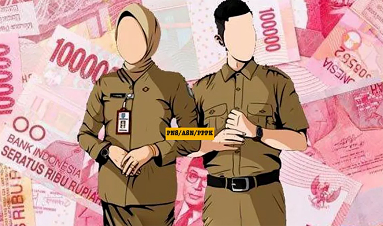 ILUSTRASI Gaji PNS dan PPPK naik 8 persen.