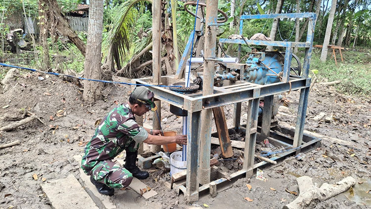 Pembangunan sumur bor di Dusun Tegalwagah, Desa Siliragung, Kecamatan Siliragung diharapkan bisa memenuhi kebutuhan air  bersih bagi warga setempat.