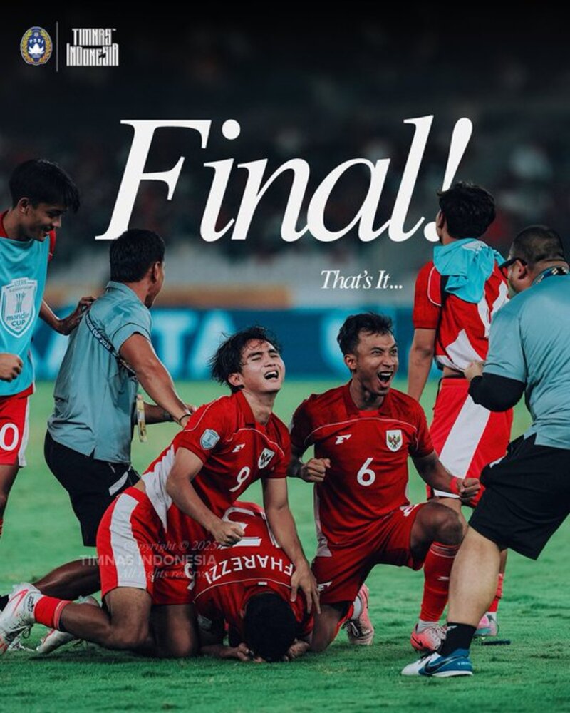 FINAL: Indonesia akan menghadapi Vietnam di laga final Piala AFF U-23 2025