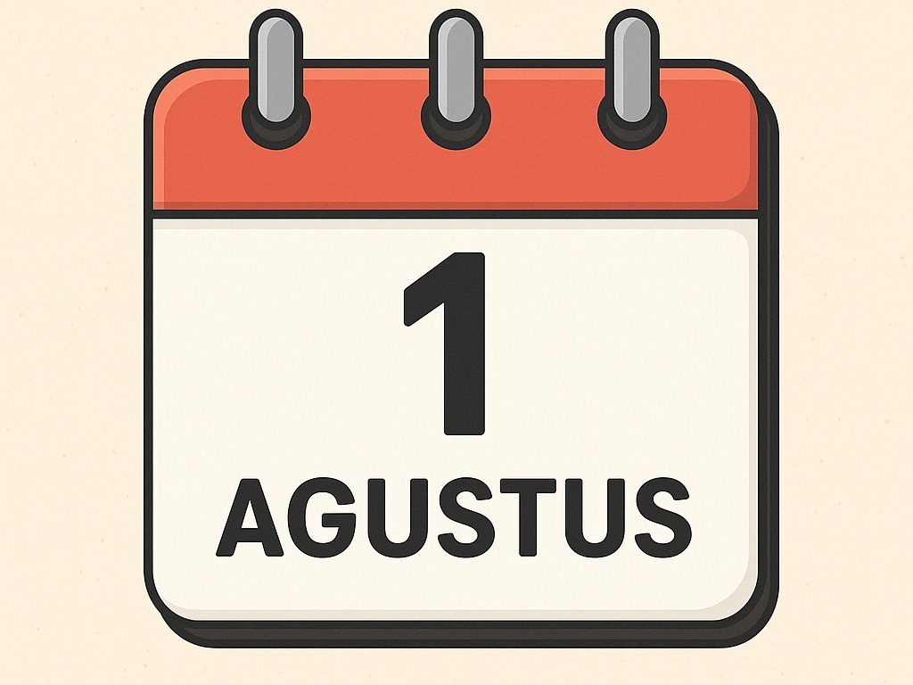 1 Agustus diperingati sebagai Hari Kanker Paru, Hari Pacar Nasional, hingga Hari World Wide Web.