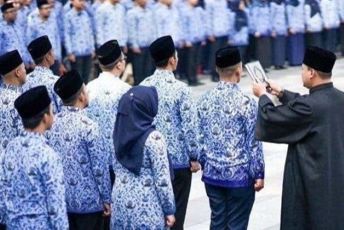 ILUSTRASI PPPK dilantik sebagai ASN.