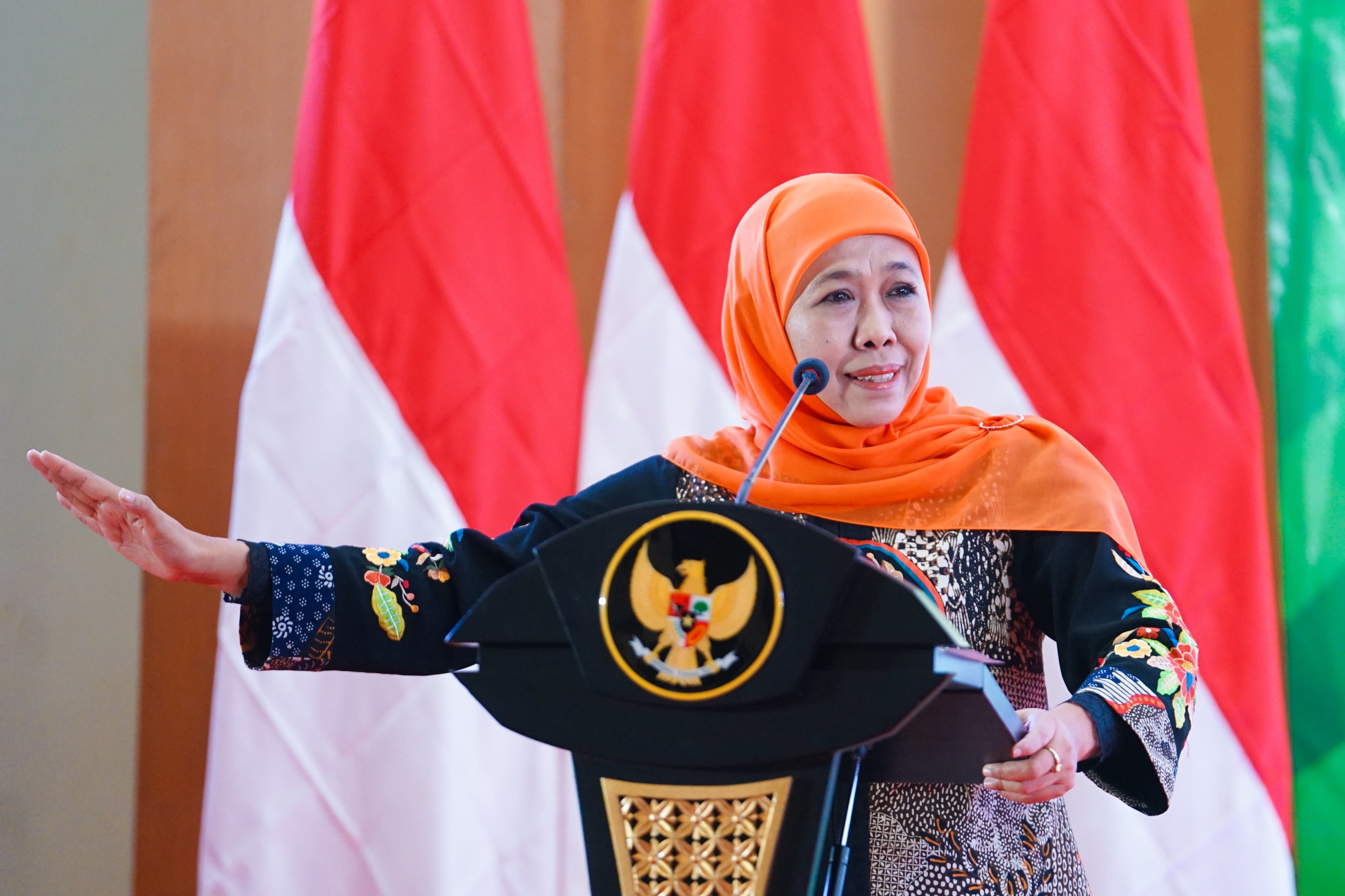 Gubernur Jawa Timur Khofifah Indar Parawansa