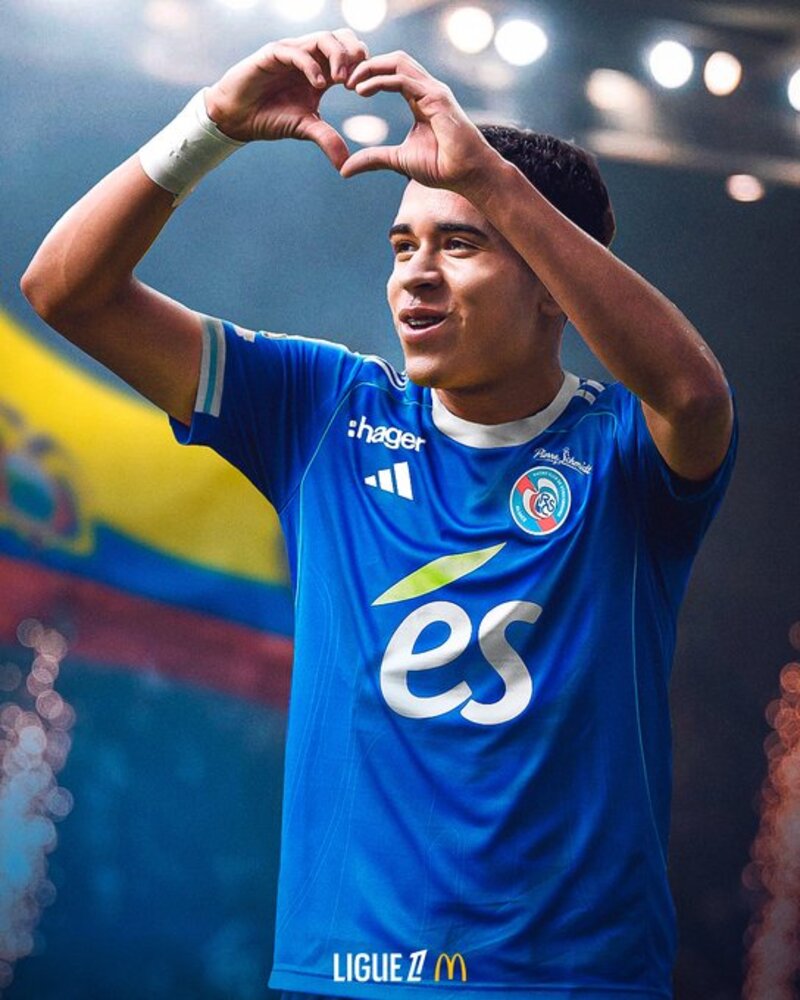 PINJAMAN: Kendry Paez akan bermain di Ligue 1 bersama Strasbourg