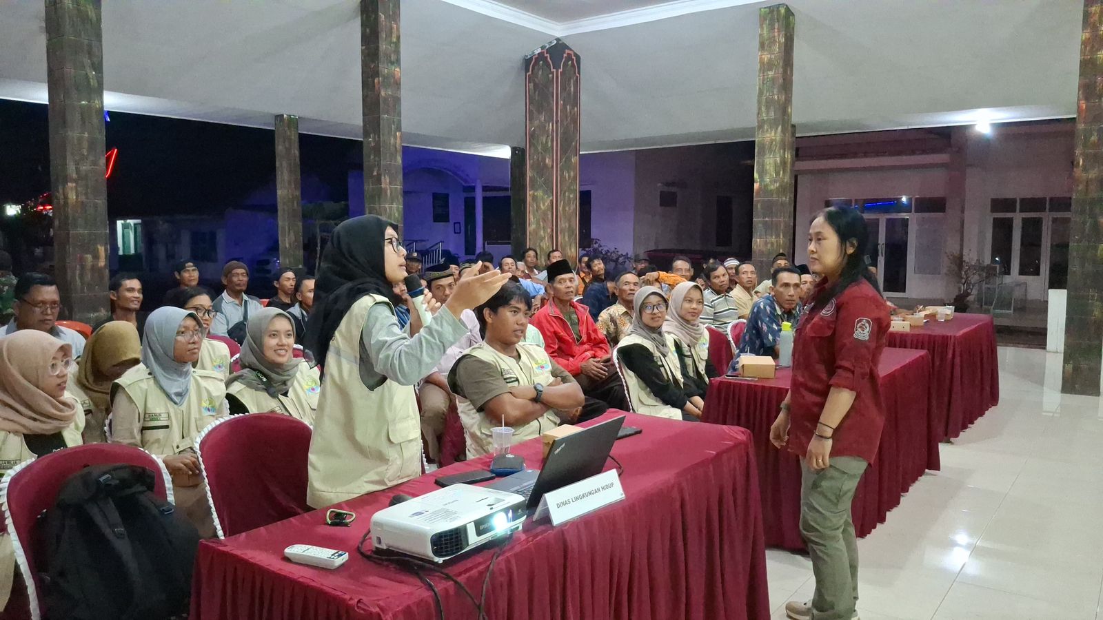 Penyuluhan pertanian rangkaian TMMD di Siliragung dihadiri kelompok tani, tokoh masyarakat, dan pemuda desa setempat, Minggu (3/8).