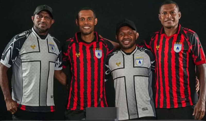 JERSEY: Persipura resmi memperkenalkan jersey terbaru mereka di Championship