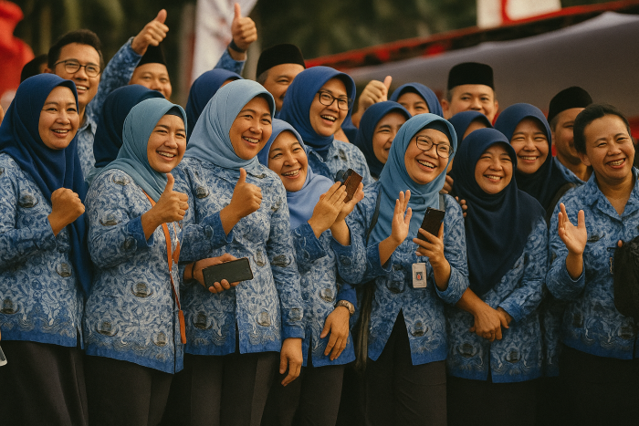 Kesedihan guru non ASN setelah status penerima intensif keluar.