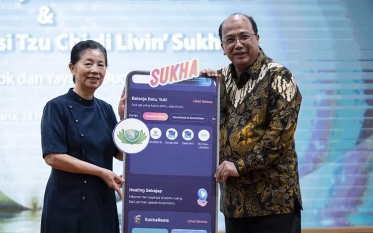 Dalam RUPSLB Senin (4/8) BMRI menetapkan Riduan (kanan) sebagai direktur utama baru menggantikan Darmawan Junaidi.