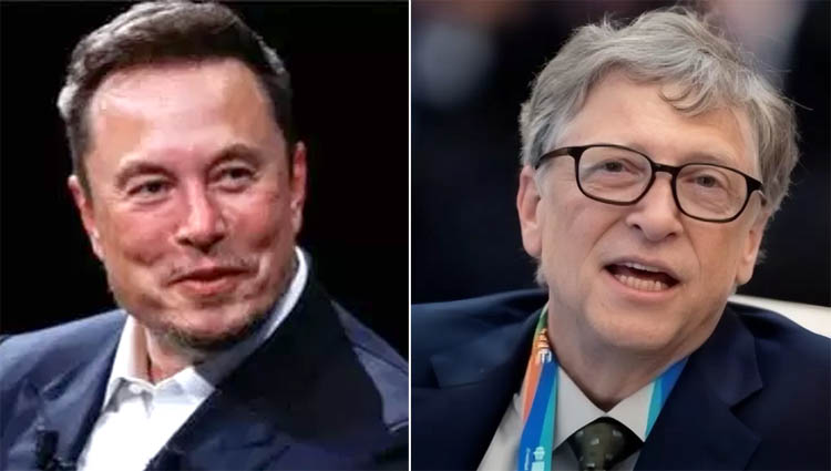 Elon Musk dan Bill Gates.