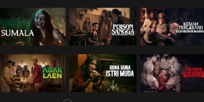 8 Film Horor Indonesia yang wajib di tonton bareng teman saat kumpul.