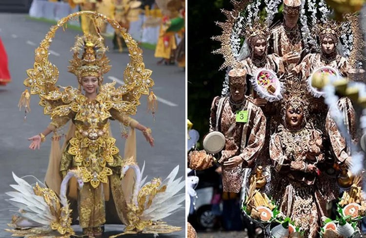 Penampilan Jember Fashion Carnaval dan Banyuwangi Ethno Carnival