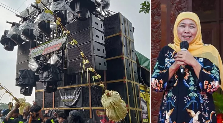 Gubernur Khofifah keluarkan SE memperketat sound horeg di Jawa Timur.