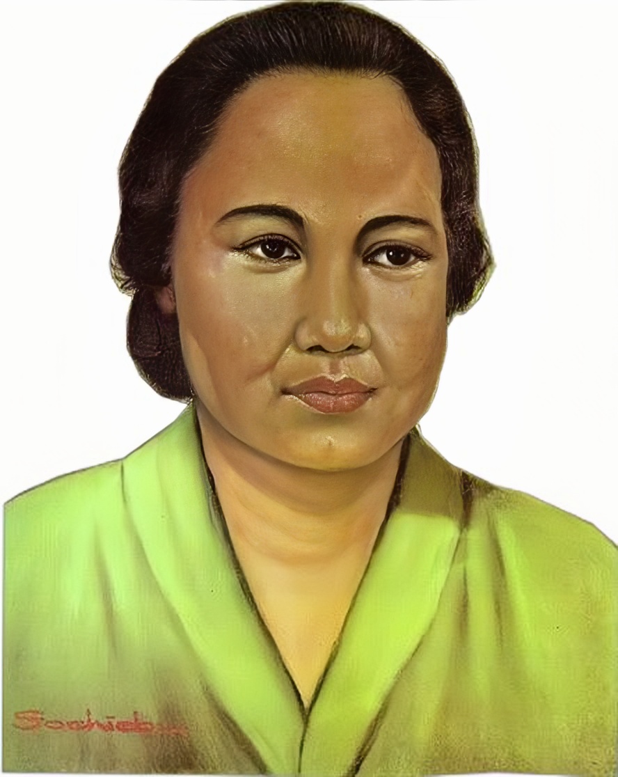Potret Dewi Sartika, salah satu pahlawan perempuan Indonesia yang juga memperjuangkan pendidikan selain R.A. Kartini.