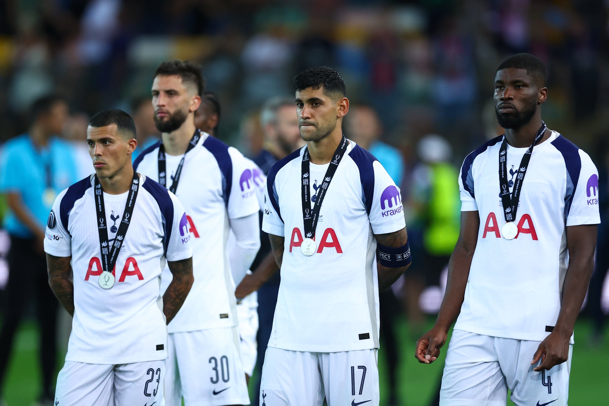 LUKA EROPA: Spurs akan melakoni laga perdana Liga Inggris dengan membawa luka di UEFA Super League