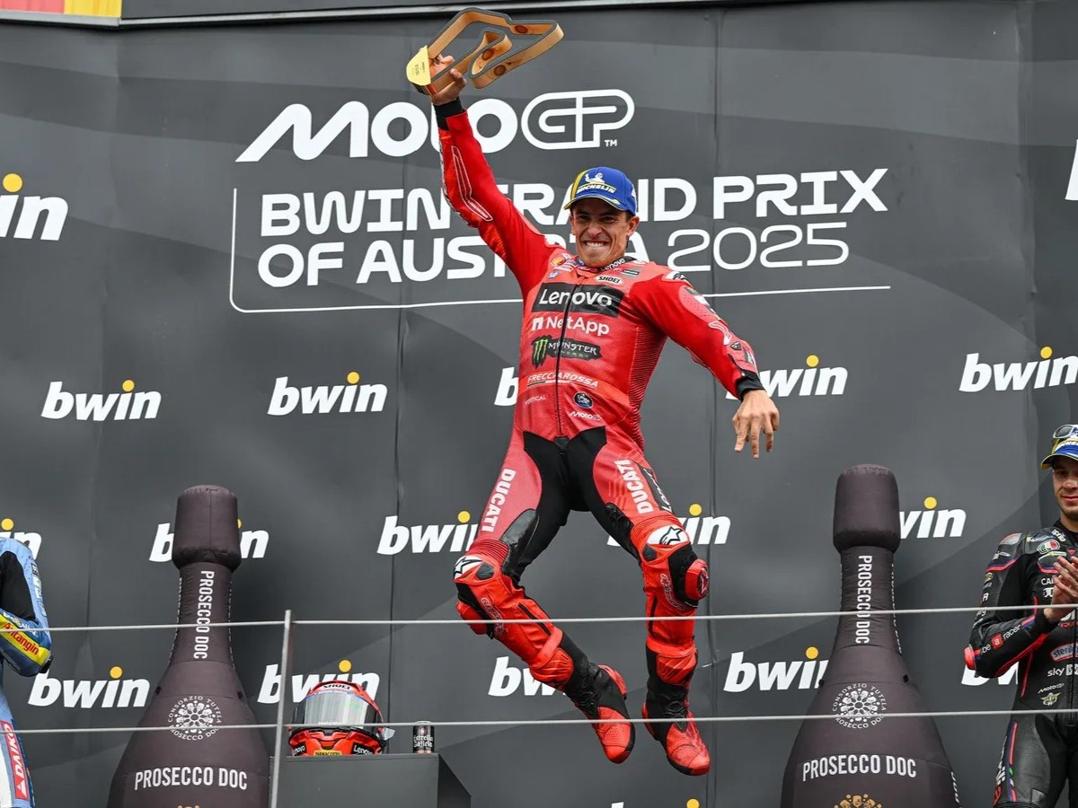 Marc Marquez mengakhiri tren buruk di Austria.