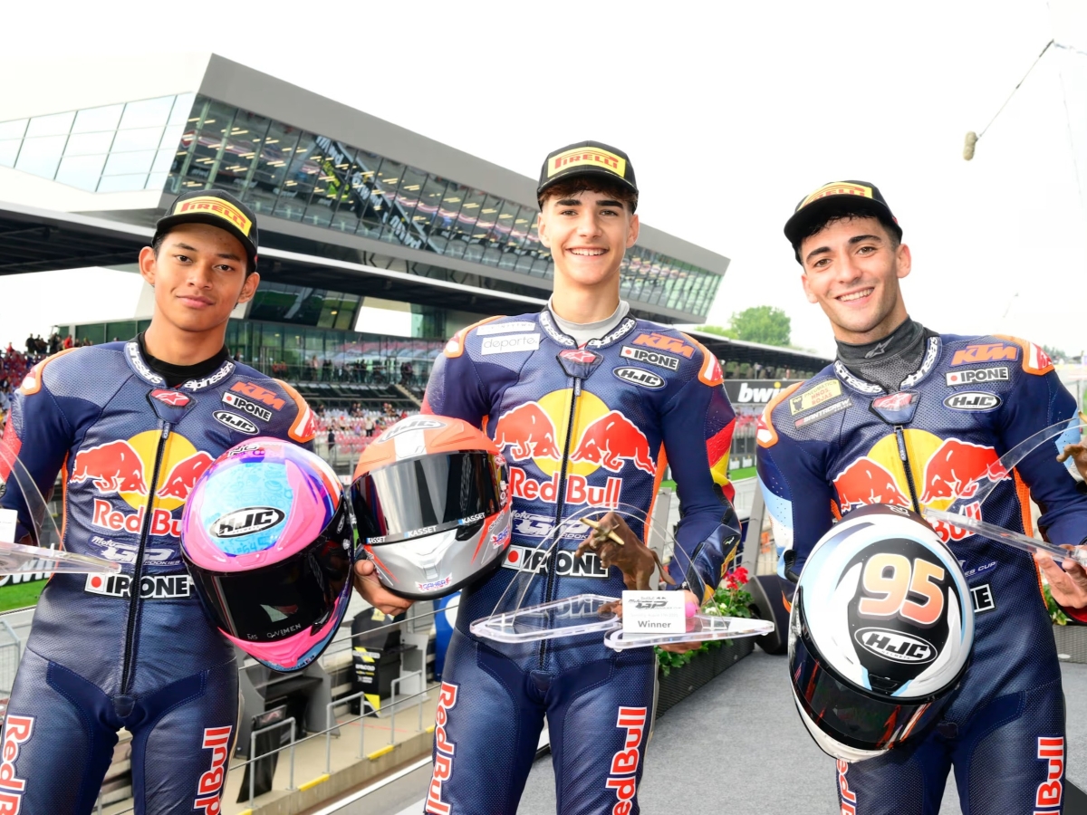 Pembalap Astra Honda Motor persembahkan podium di Austria.