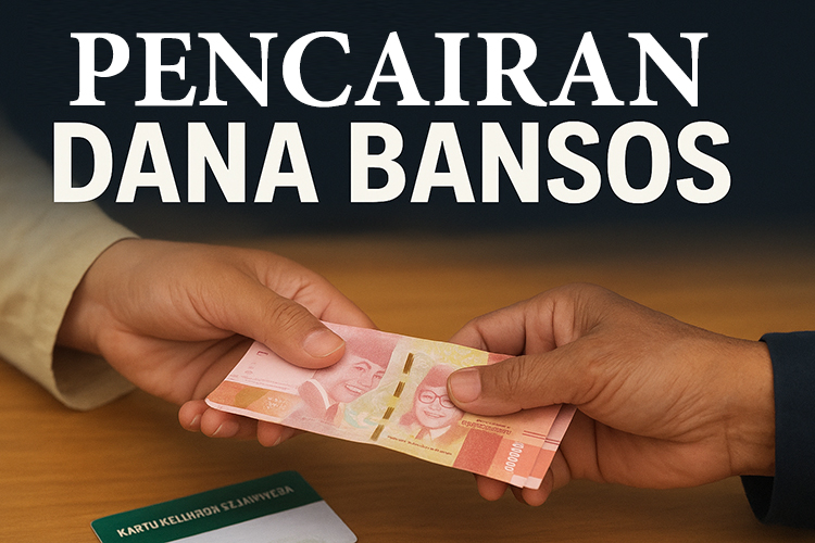 ILUSTRASI pencairan dana bansos.