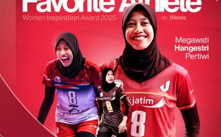 Poster Megawati Hangestri.