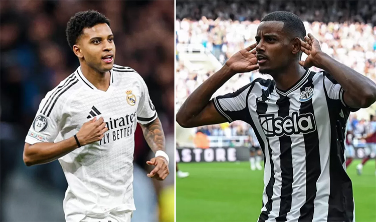 Rodrygo dan Alexander Isak.