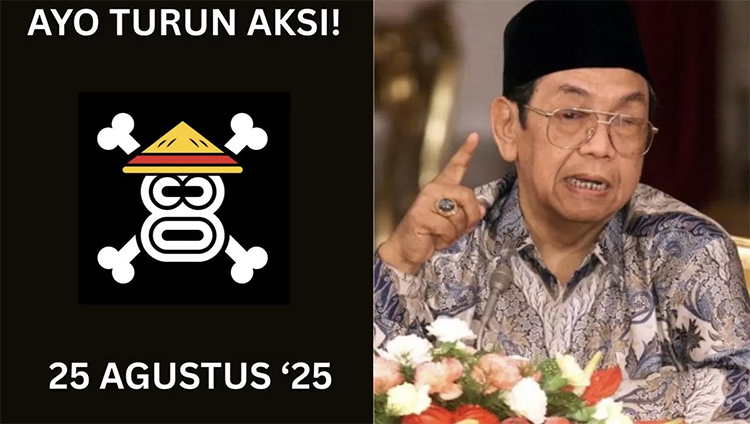 Postingan seruan aksi di media sosial mencuat. Publik bandingkan saat Gus Dur mengeluarkan dekrit bubarkan DPR.
