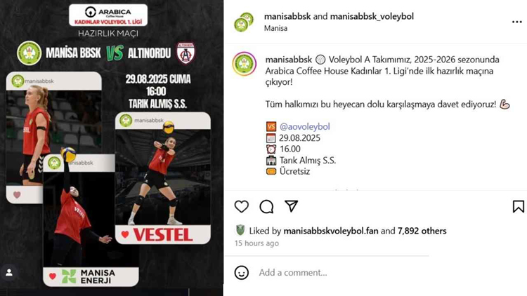 Jadwal uji coba Megawati Hangestri bersama Manisa BBSK versus Altinordu.