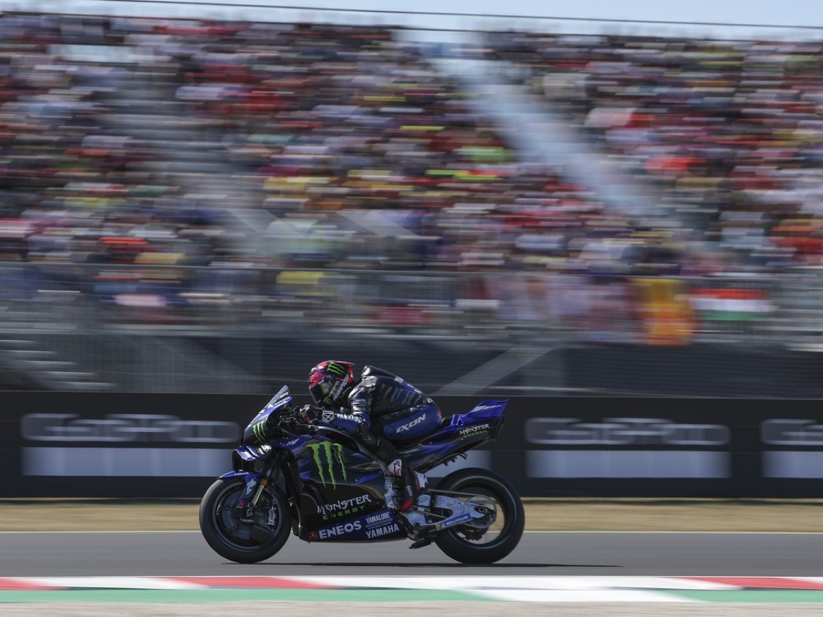 Fabio Quartararo tunggu debut Yamaha M1 V4 di tes Misano.