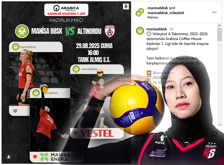 Megawati Hangestri akan memulai debut di Liga Voli Turki bersama Manisa BBK yang berhadapan dengan Altinordu di Tarik Almis SS, Turki.