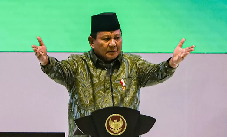 Prabowo Subianto, Presiden Republik Indonesia.