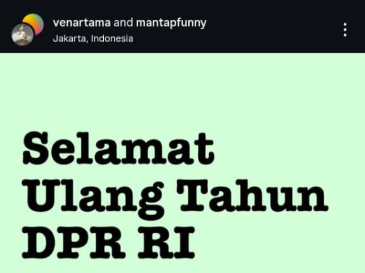 DPR RI genap 80 tahun, publik soroti tragedi Affan Kurniawan, driver ojol yang tewas terlindas Barracuda Brimob saat demo di Jakarta.