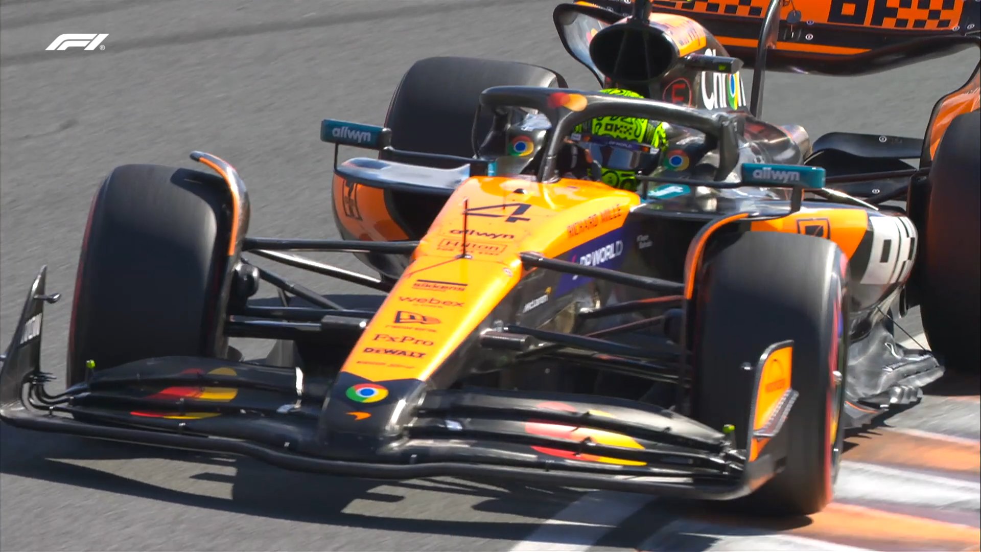 Pembalap F1 McLaren, Lando Norris masih jadi yang tercepat di sesi FP3 GP Belanda 2025.